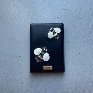 Kate Spade Bumble Bee Passport Holder (4 x 5.5 inch)